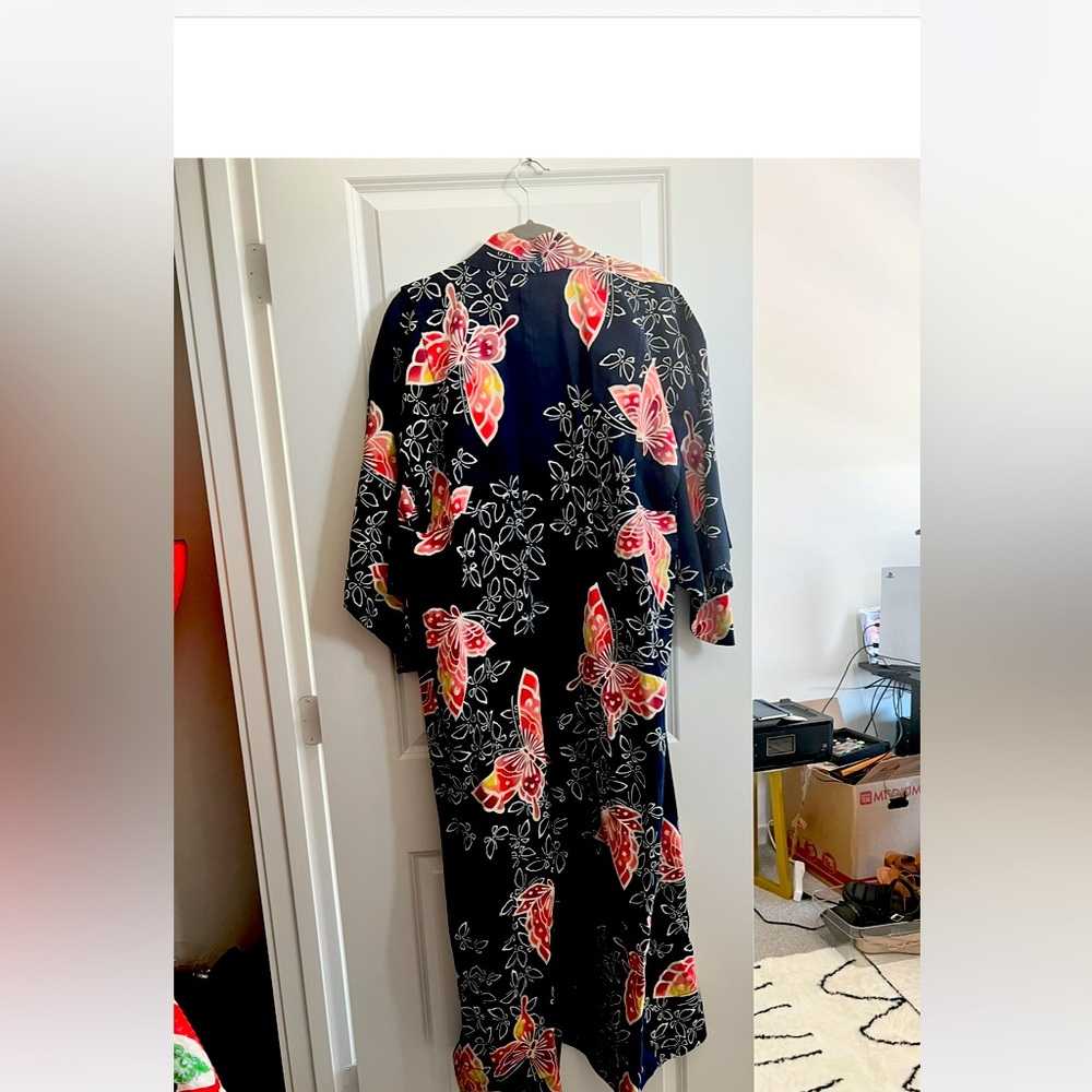 Authentic vintage cotton kimono